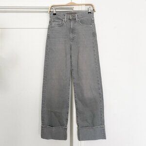 High Rise Relaxed Straight Leg Grey Jeans - Joe's